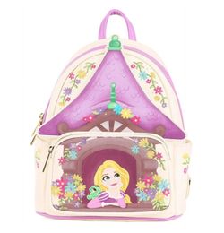 Loungefly Disney Tangled Tower Scene Backpack