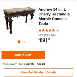 Console table