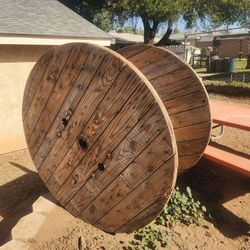 Large Wooden Spool
