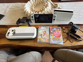 Nintendo Switch OLED + games +  Accessories