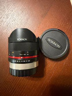 Rokinon 8mm fisheye f2.8 for Fuji XF mount
