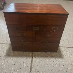 Used Wood Jewelry Box 