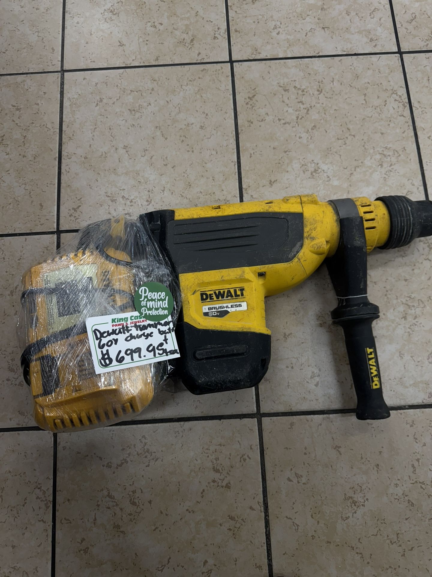 Dewalt Rotary Hammer Brushless 60V
