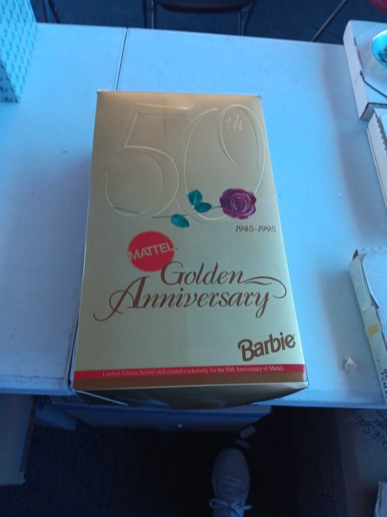 Mattel's golden anniversary fifty edition barbie