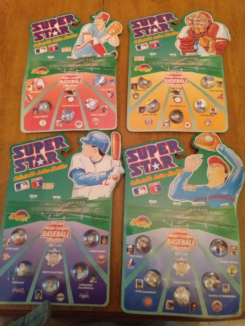 Super Star Baseball Marbles