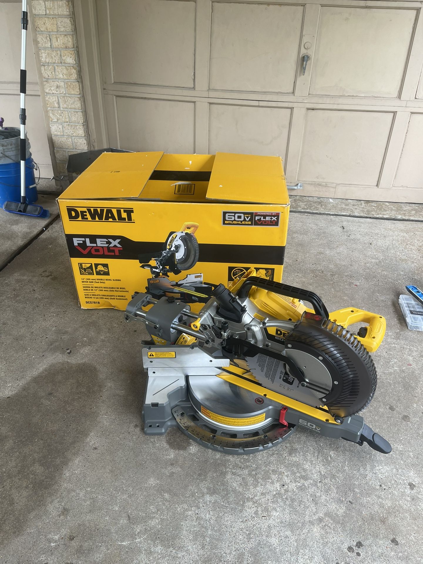 DEWALT 60V Lithium-Ion 12 in. Cordless Sliding Miter Saw (Tool Only)