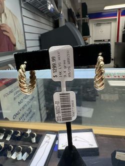 James Avery hoop earrings