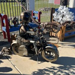 Alien On A Motorcycle 