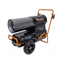 Mr. Heater Contractor Series 140,000 BTU Black Forced Air Kerosene/Diesel Outdoor Space Heater with Thermostat