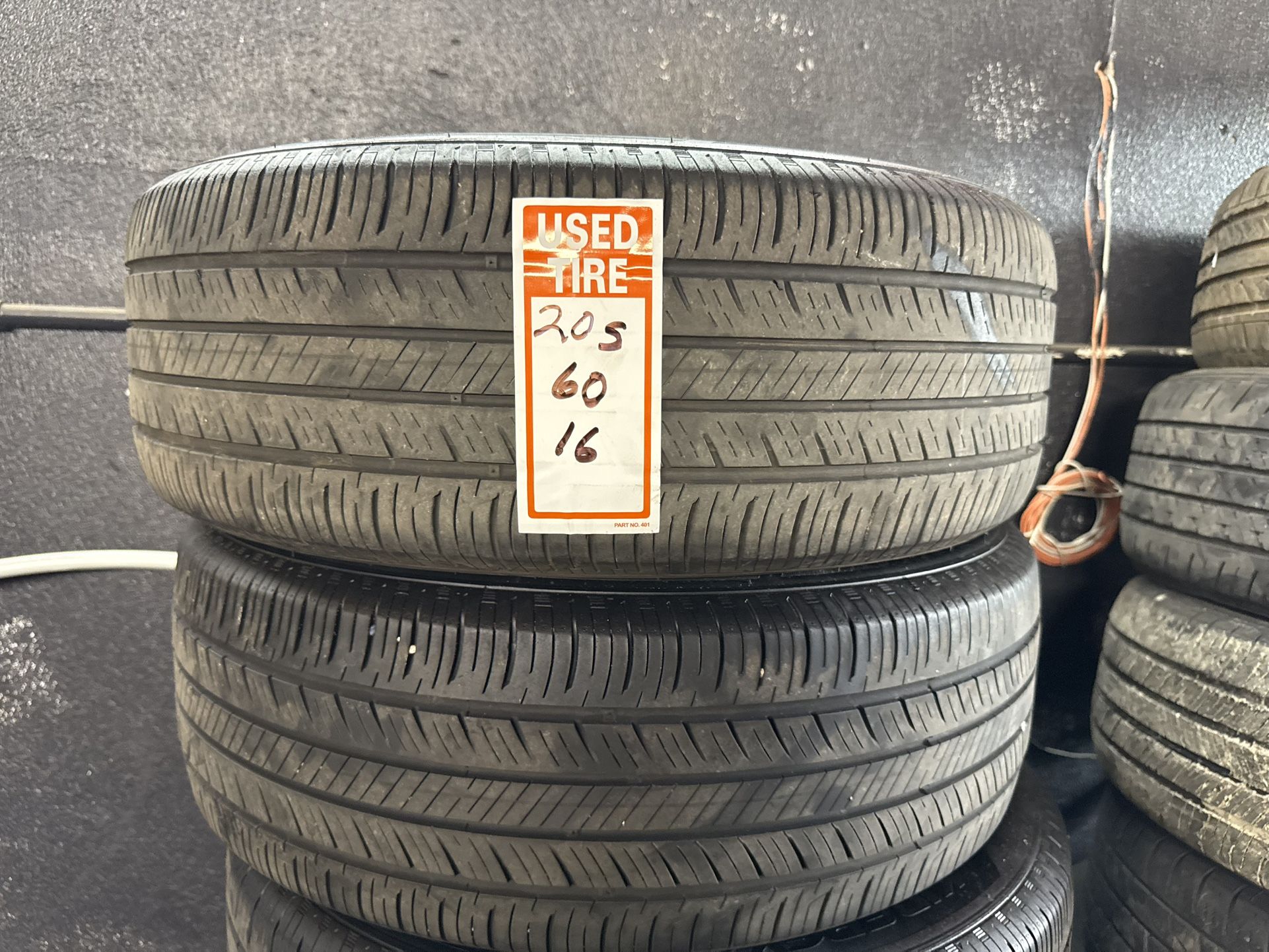 205/60/16 Two Tires Used