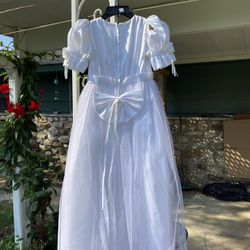 New Dress White Size 7/8 Years