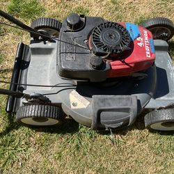 Craftsman 21” cut 4,5HP Push mower composite deck. Runs Great
