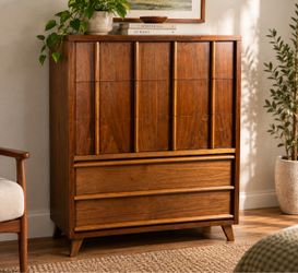 Vintage Lane Mid-Century Modern Highboy Dresser | Restored MCM Walnut