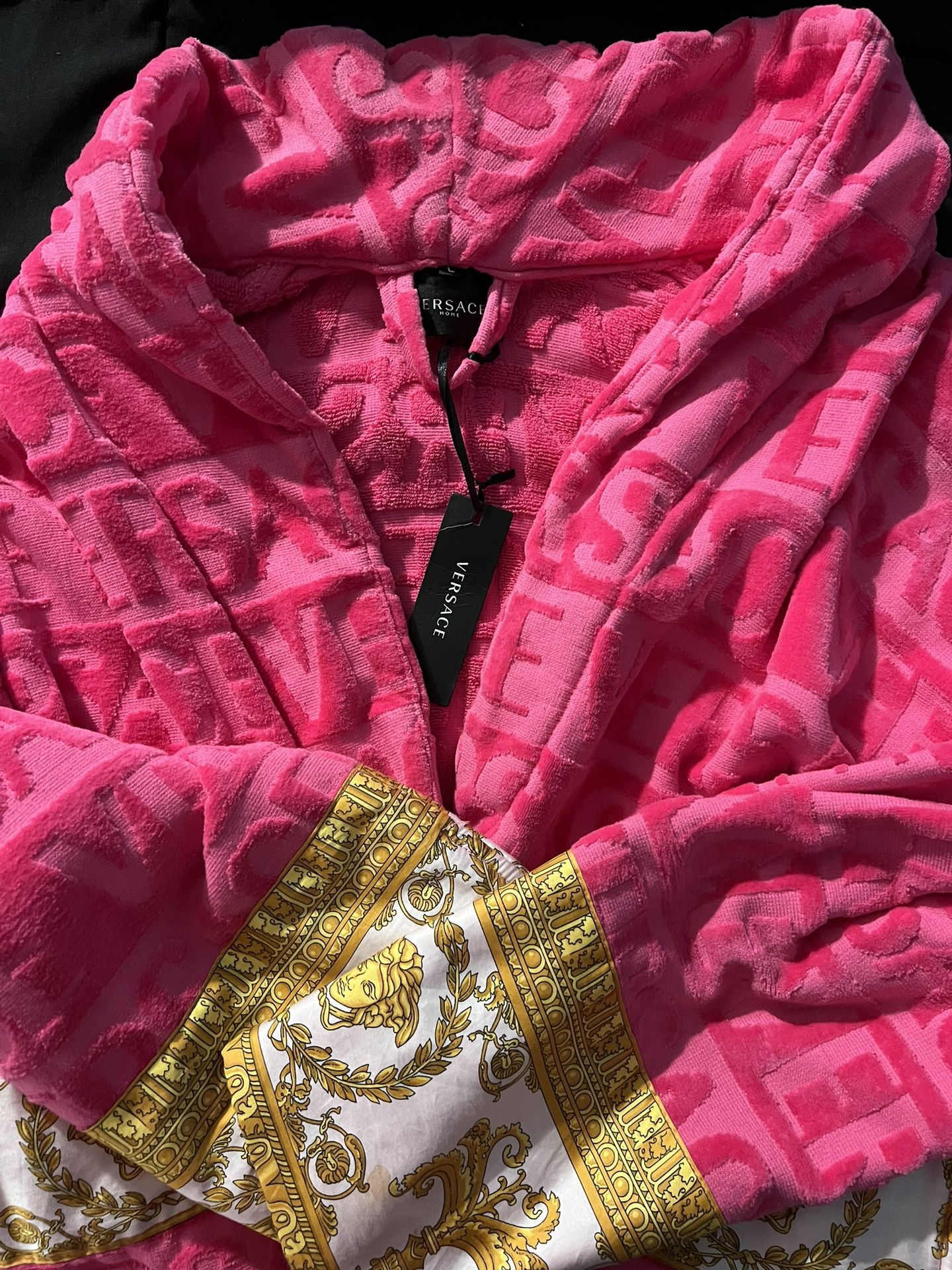 Pink Versace Robe