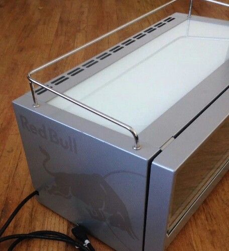 Rare "Red Bull" Vestfrost Commercial Countertop Display Refrigerator/Cooler
