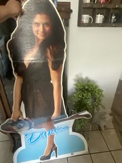 Life-size Danica, Patrick cardboard cut out