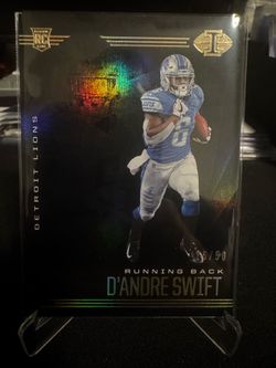 D’andre Swift rookie # football card