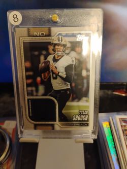 Tyler Shough Topps New Orleans Saints Relic Card