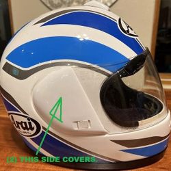 1990's Arai Helmet Shield Side Cover Holders