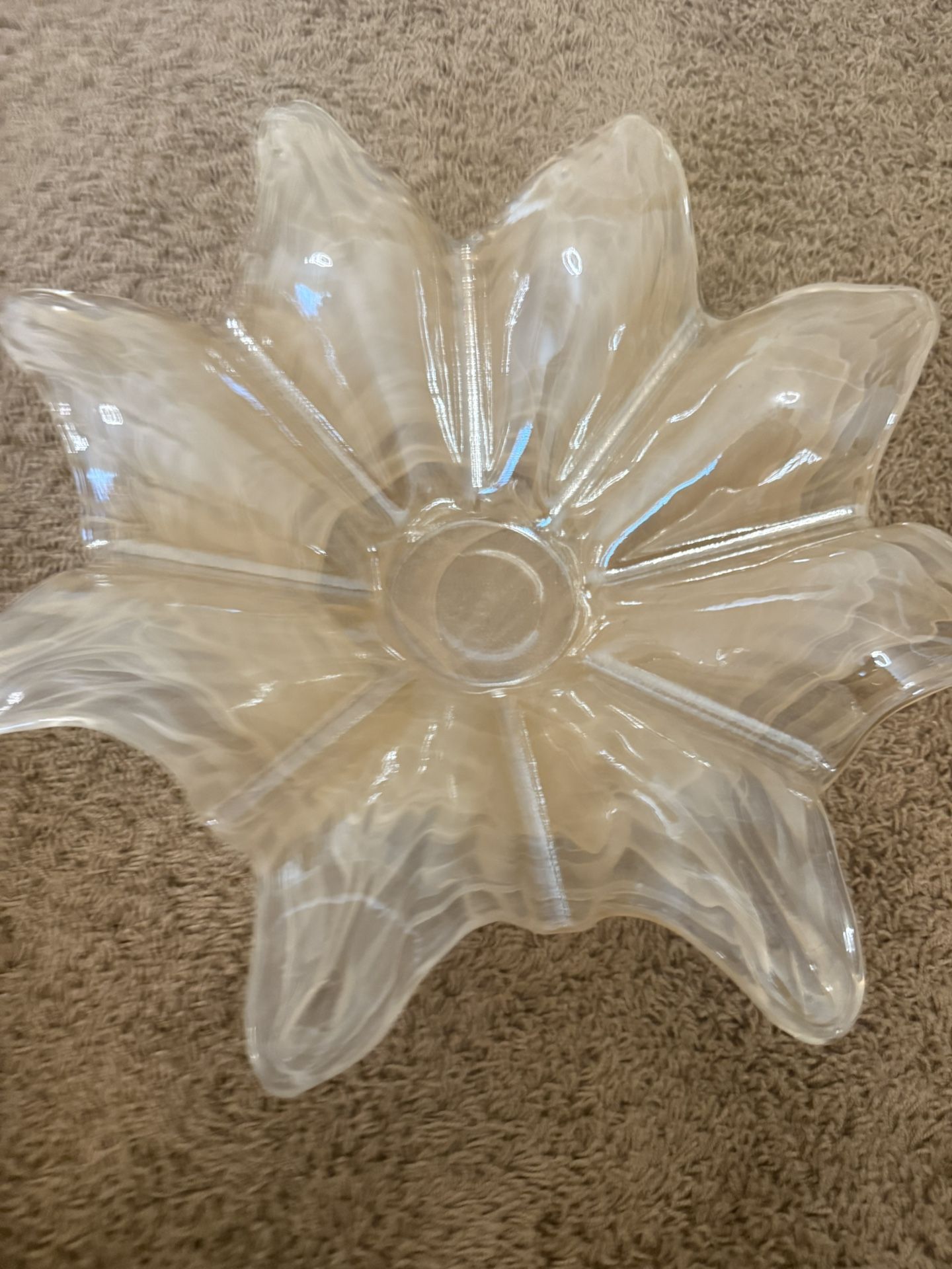 Large Glass Display Bowl