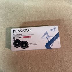 Kenwood KFC-835C 40 Watt 3.5" 2-Way Dual Cone Car Audio Speakers 3-1/2" New
