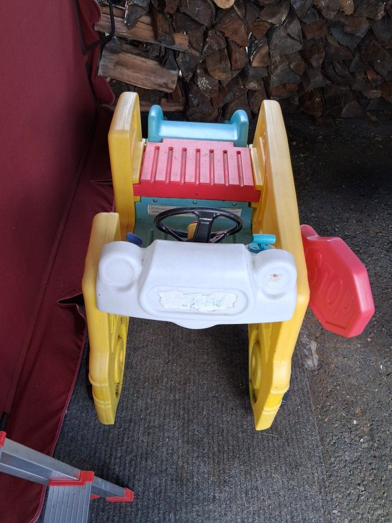 Kids School Bus with Slide