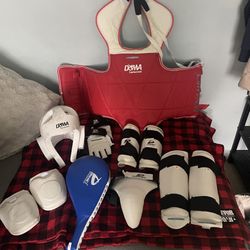 Taekwondo Complete Gear Size Medium  For Boy 