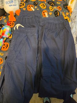 5 navy blue school shorts
