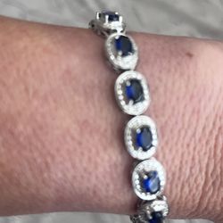 Blue Sapphire Bracelet