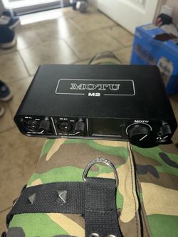 Audio Interface Motu M2 and DBX 286s