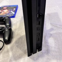 🎮 PlayStation 4 Pro 1TB + 2 Controllers + Games + 2-Year GameStop Warranty