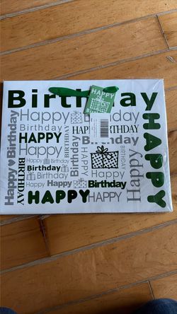 Happy Birthday Gift Bag with Tag