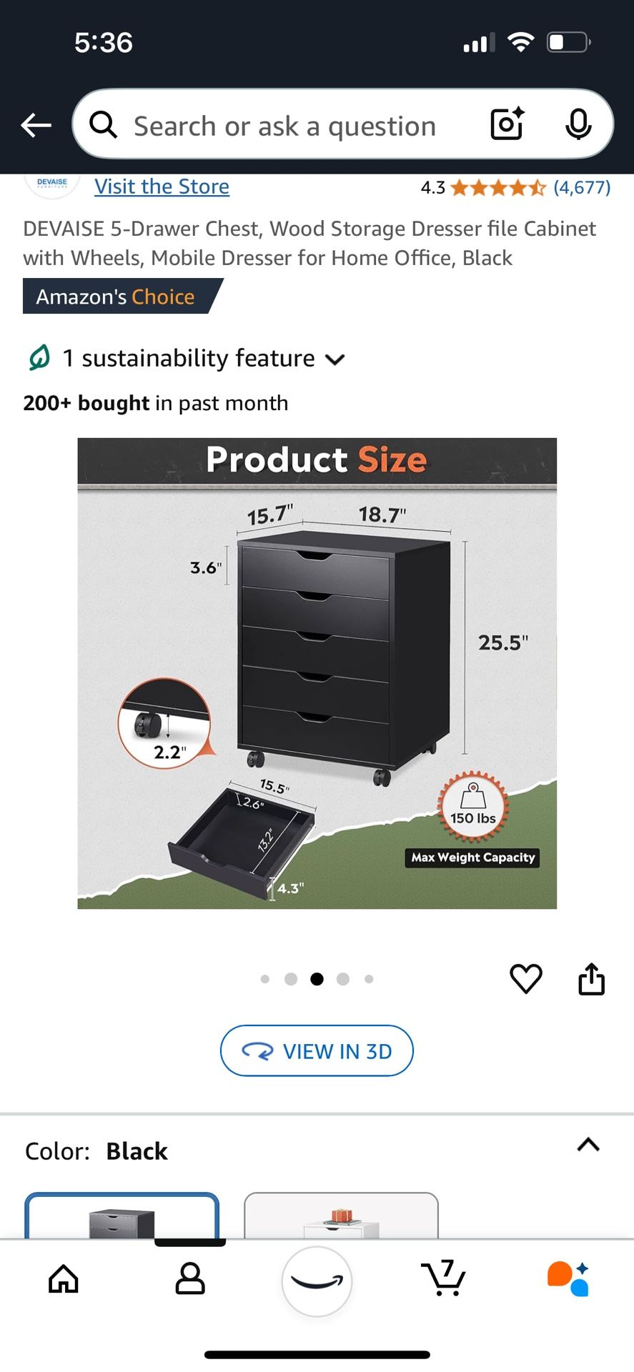 Filing cabinet