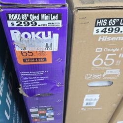 Roku 65 Inches Qled Mini LED 4K SMART WIFI UHDTV ON SALE WITH WARRANTY 