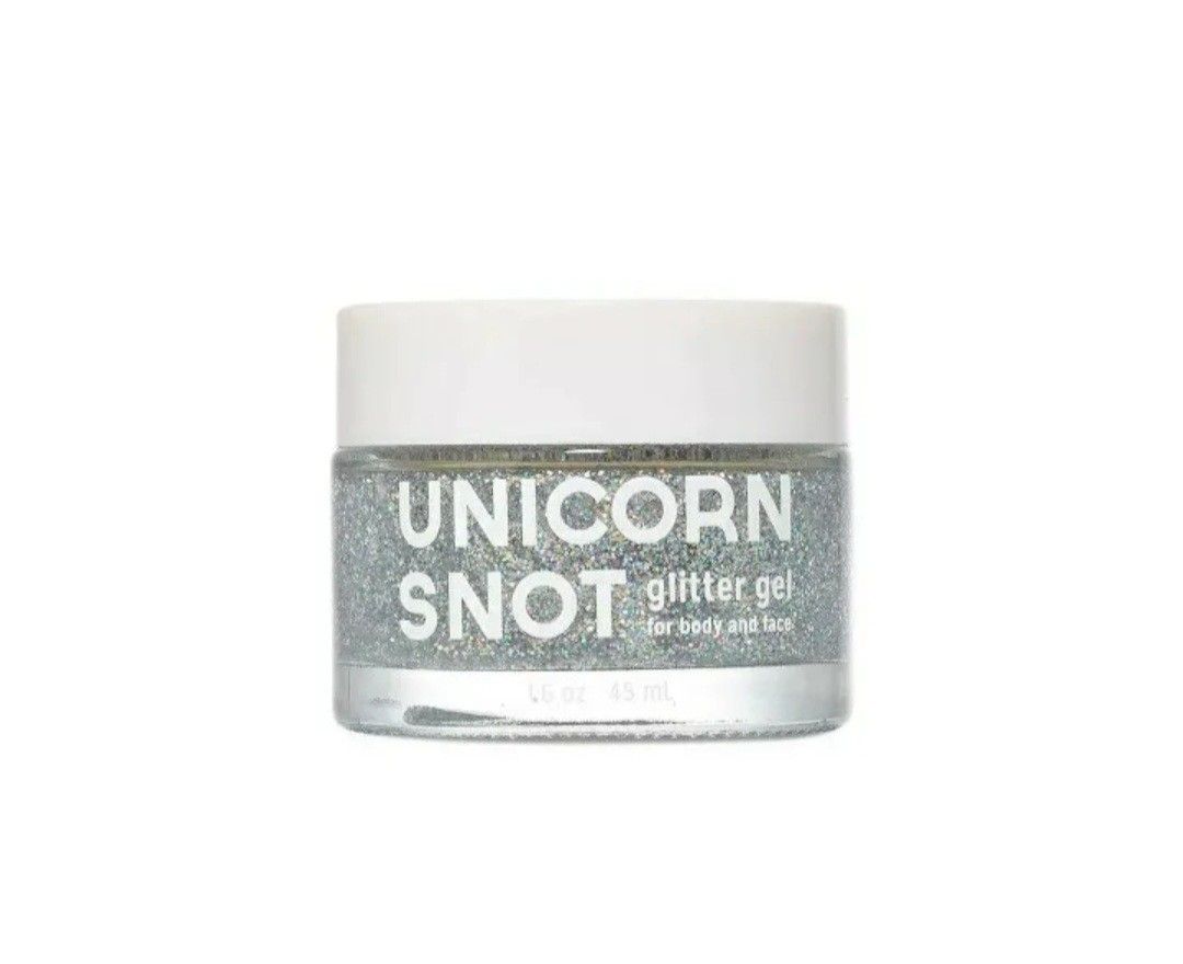 UNICORN SNOT COSMETIC GRADE GLITTERGEL FOR BODY FACE HAIR 1.7OZ JAR PINK