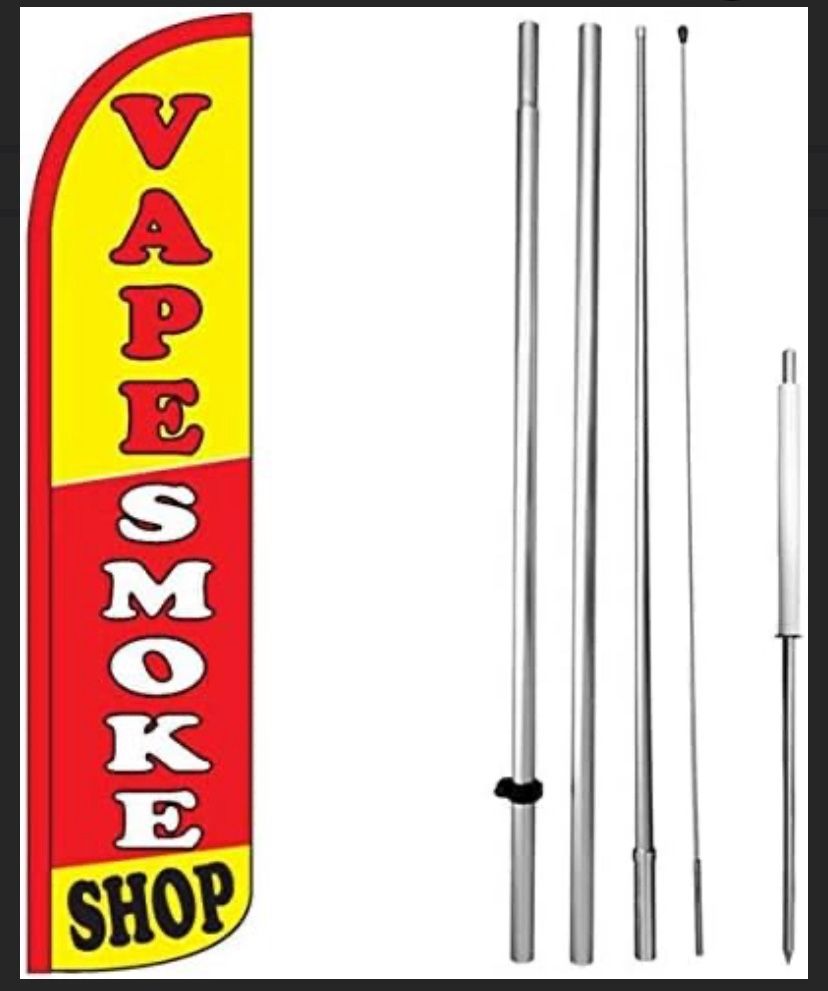 SMOKE SHOP SIGN FOR GROUND