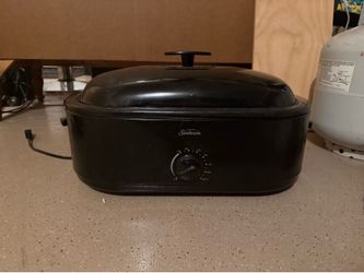 Electric roasting pan