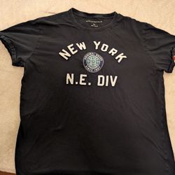 Aeropostale Northeast Division Graphic Tee, Black Size XL, Style 7683AU21