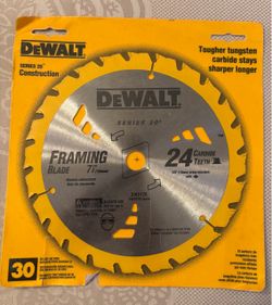Dewalt 7 1/4” Framing Blade 24T