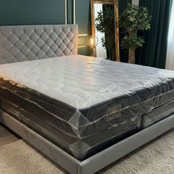 New King Size Bed and Mattress