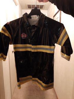 Fireman Rain Jacket worn 2x. Size 6 excellent condition