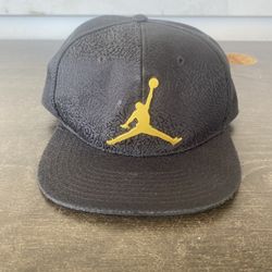 Jordan Youth Quality Inspired By The Greatest Player Ever Snapback Black Cap