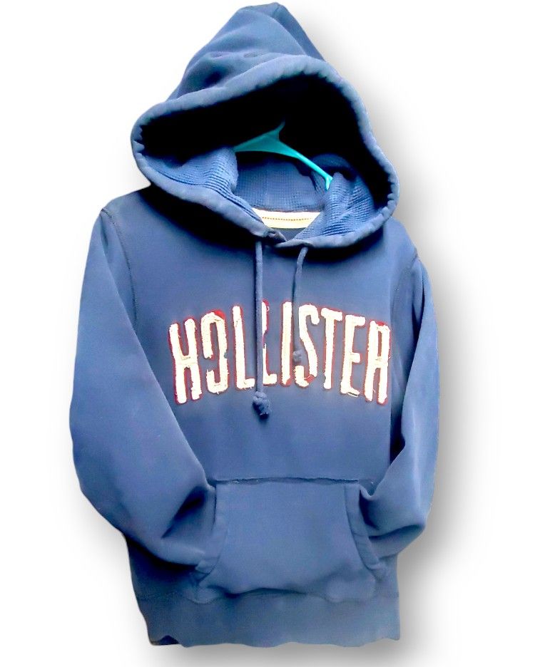 Hollister Hoodie Pullover Blue Mens Womens Medium