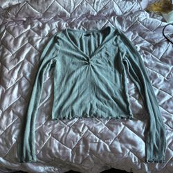 Gray Soft Knit Long Sleeve 