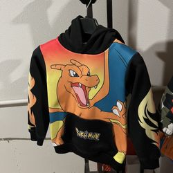 Pokemon Charizard Hoodie Kids Or Youth Size 6-8 