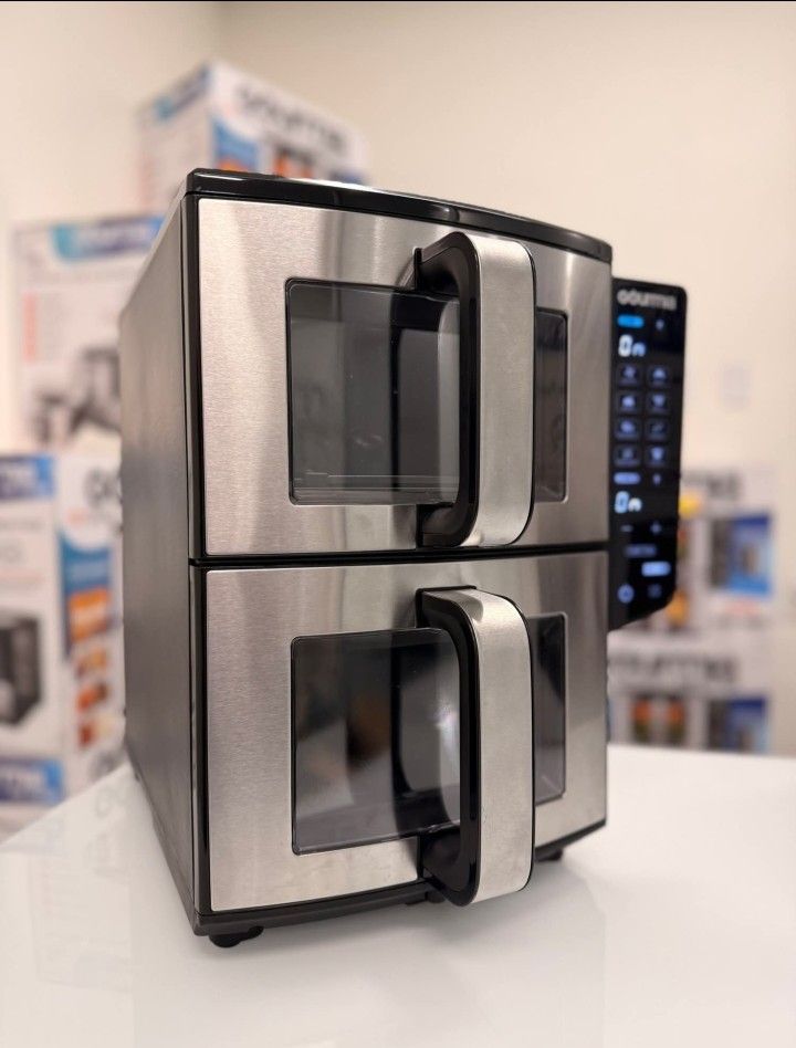 Gourmia Double Decker Dual Basket Air Fryer
