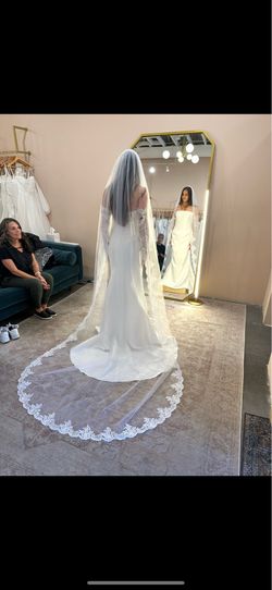 Cathedral length veil