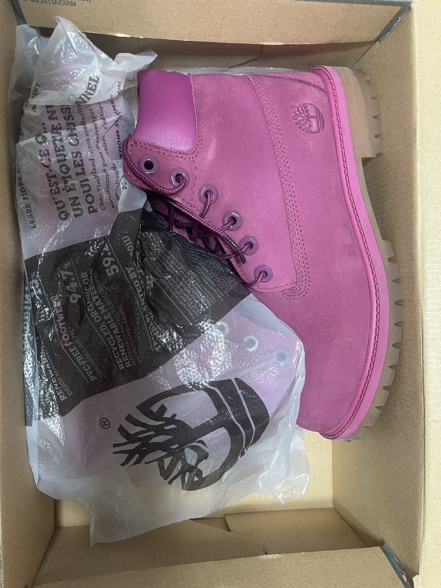 Purple timberland Boots