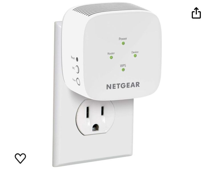 NETGEAR WiFi Range Extender EX2800 - Coverage up to 600 sq.ft. and 15 devices with AC750 Dual Band Wireless Signal Booster & Repeater (up to 750Mbps s