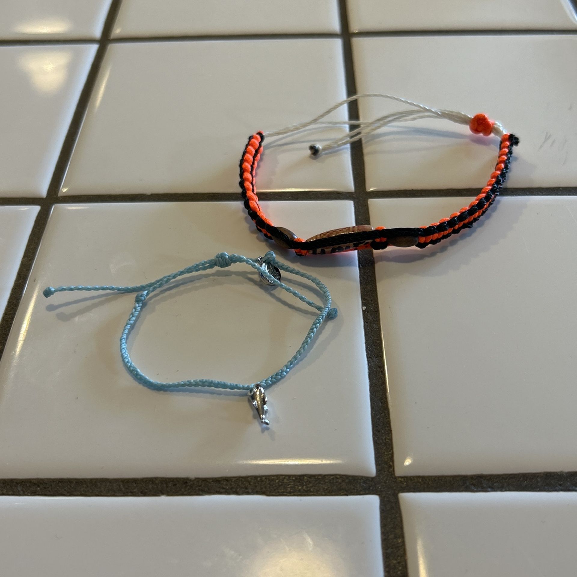 Shark and Haiti Anklets